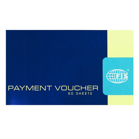 Fis Payment Voucher 50 Sheets - Al Kabayel Discount CentreFis Payment Voucher 50 SheetsNotepads & Legal PadsFISAl Kabayel Discount Centre