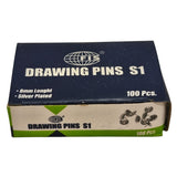 FIS S1 Thumb Tack, Flat Push Pins, Silver Thumb Tacks, 100Pcs, Push Pins, For Picture Photo Hanging, Wall Pins For Board Posters Bulletin Maps - 1Cm - Al Kabayel Discount CentreFIS S1 Thumb Tack, Flat Push Pins, Silver Thumb Tacks, 100Pcs, Push Pins, For Picture Photo Hanging, Wall Pins For Board Posters Bulletin Maps - 1CmPaper Clips, Staples & FastenersFISAl Kabayel Discount Centre
