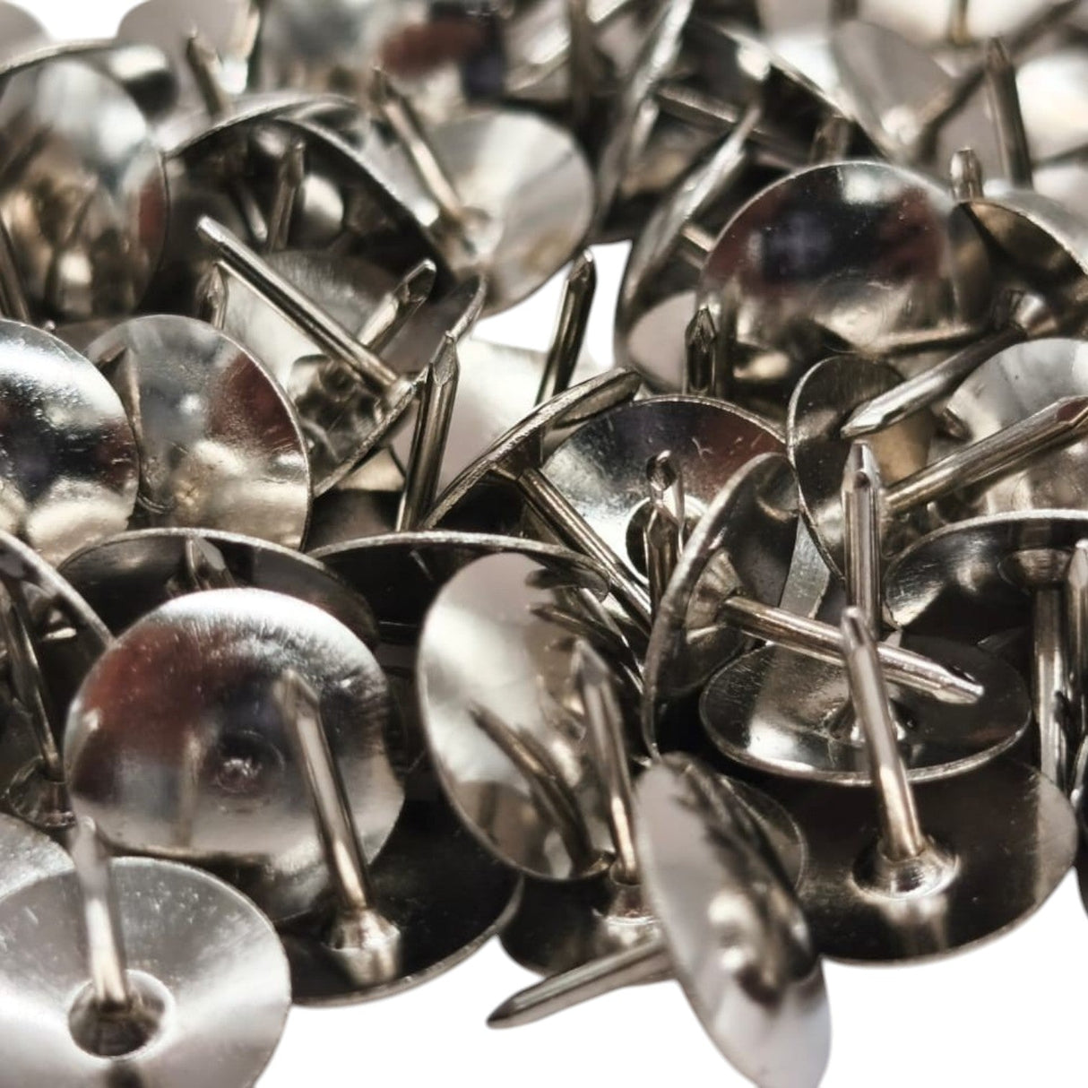 FIS S1 Thumb Tack, Flat Push Pins, Silver Thumb Tacks, 100Pcs, Push Pins, For Picture Photo Hanging, Wall Pins For Board Posters Bulletin Maps - 1Cm - Al Kabayel Discount CentreFIS S1 Thumb Tack, Flat Push Pins, Silver Thumb Tacks, 100Pcs, Push Pins, For Picture Photo Hanging, Wall Pins For Board Posters Bulletin Maps - 1CmPaper Clips, Staples & FastenersFISAl Kabayel Discount Centre