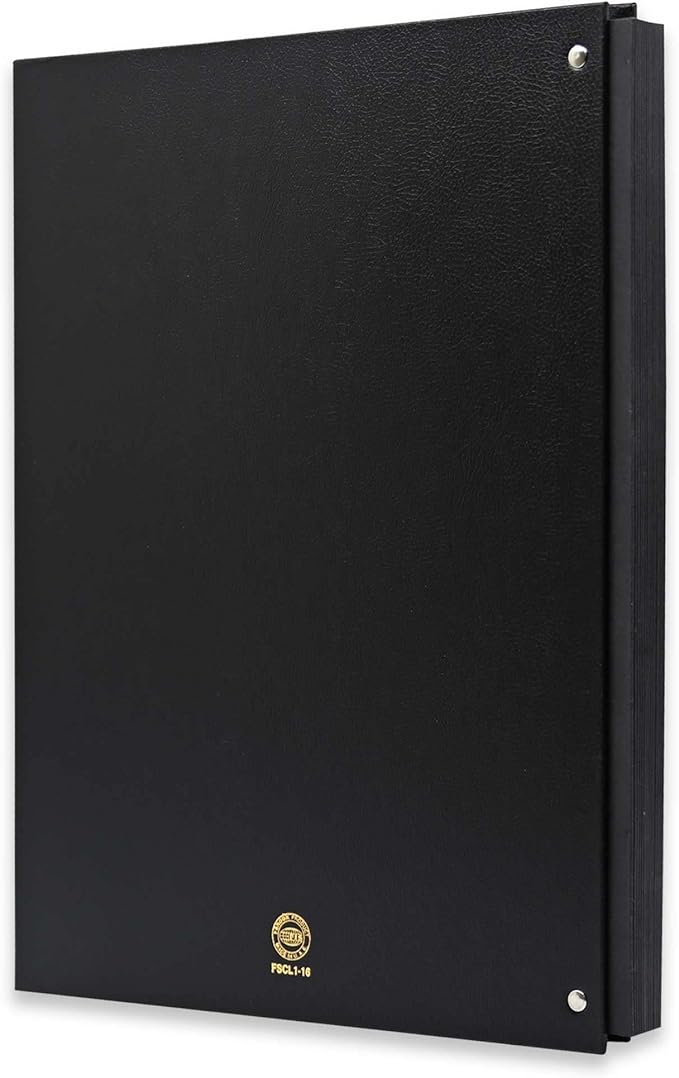 Fis Signature Book, Vinyl Material Cover, 16 Sheets (1 - 16), Black Color, 240 x 340 mm - FSCL1 - 16 - Al Kabayel Discount CentreFis Signature Book, Vinyl Material Cover, 16 Sheets (1 - 16), Black Color, 240 x 340 mm - FSCL1 - 16Notebooks & Writing PadsFISAl Kabayel Discount Centre