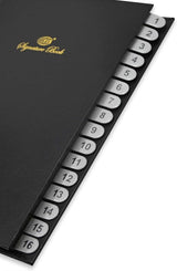 Fis Signature Book, Vinyl Material Cover, 16 Sheets (1 - 16), Black Color, 240 x 340 mm - FSCL1 - 16 - Al Kabayel Discount CentreFis Signature Book, Vinyl Material Cover, 16 Sheets (1 - 16), Black Color, 240 x 340 mm - FSCL1 - 16Notebooks & Writing PadsFISAl Kabayel Discount Centre