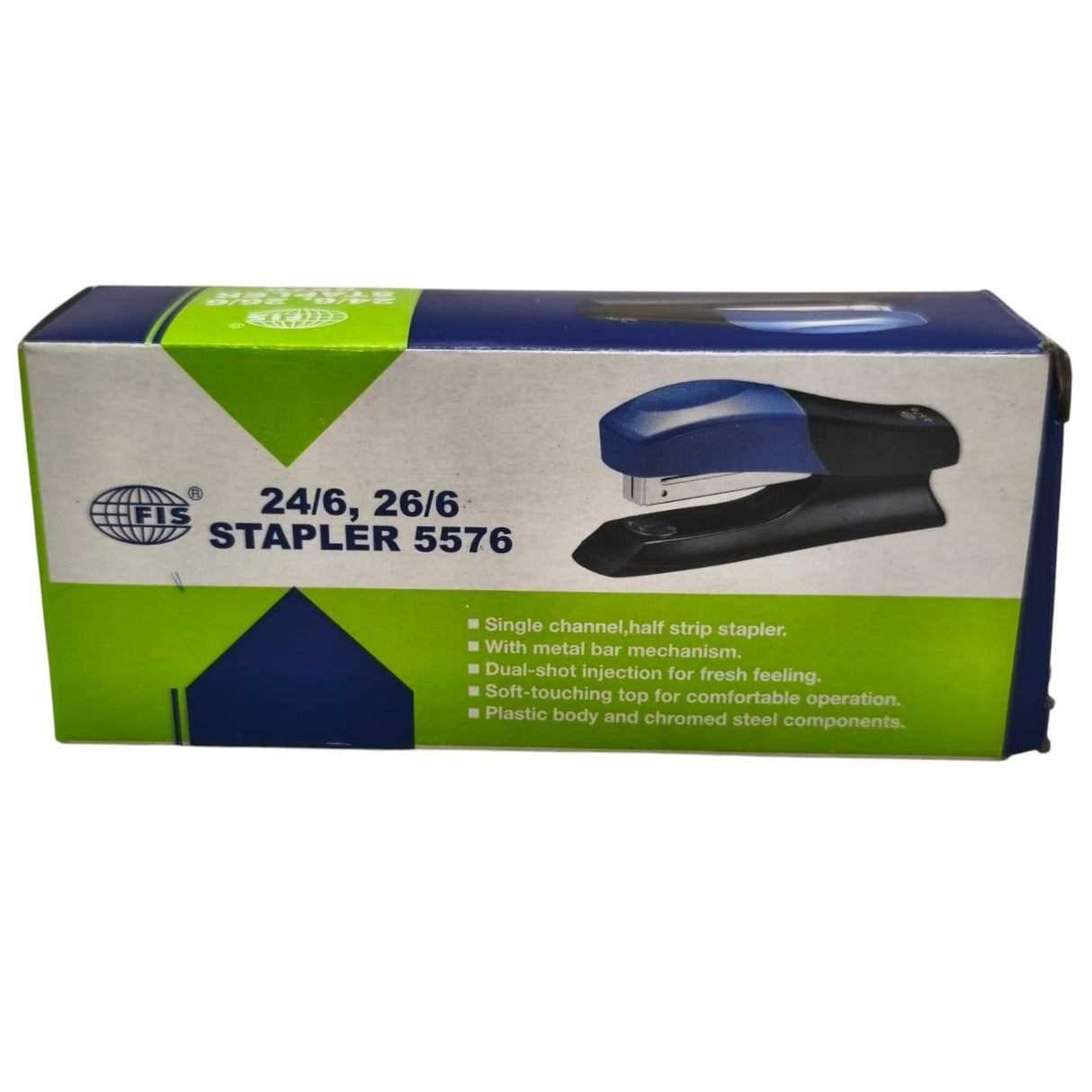 FIS Stapler With Non - Slip Rubber Base Pad - 5576 - Al Kabayel Discount CentreFIS Stapler With Non - Slip Rubber Base Pad - 5576Paper Clips, Staples & FastenersFISAl Kabayel Discount Centre