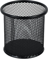 Fis Wire Mesh Pen Holder, Size (9X9.8Cm), Round Shape - Black Color - Fsph101Bk - Al Kabayel Discount CentreFis Wire Mesh Pen Holder, Size (9X9.8Cm), Round Shape - Black Color - Fsph101BkDesk Accessories & OrganizerFISAl Kabayel Discount Centre