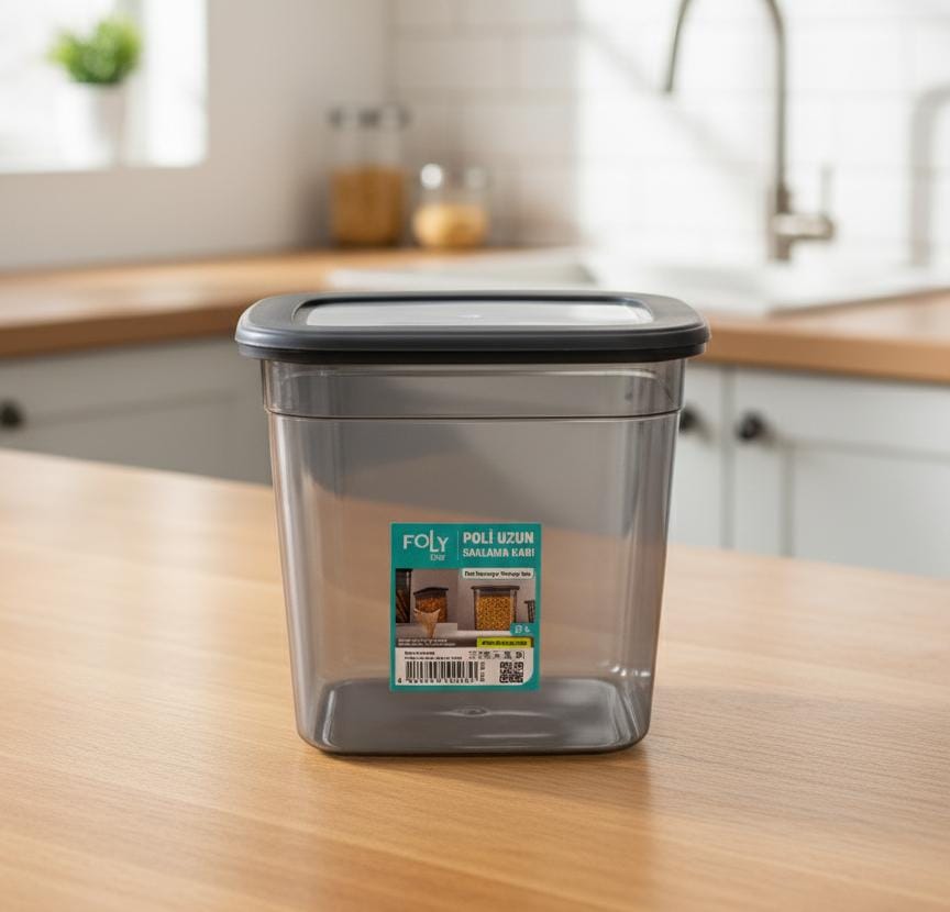 FOLY LIFE Rectangular Storage Box 2L Transparent Gray | Airtight Plastic Food Organizer - Al Kabayel Discount CentreFOLY LIFE Rectangular Storage Box 2L Transparent Gray | Airtight Plastic Food OrganizerOrganizers & AccessoriesFOLY LIFEAl Kabayel Discount Centre