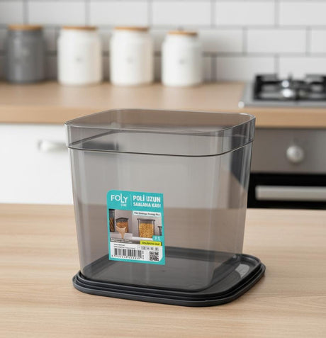 FOLY LIFE Rectangular Storage Box 2L Transparent Gray | Airtight Plastic Food Organizer - Al Kabayel Discount CentreFOLY LIFE Rectangular Storage Box 2L Transparent Gray | Airtight Plastic Food OrganizerOrganizers & AccessoriesFOLY LIFEAl Kabayel Discount Centre