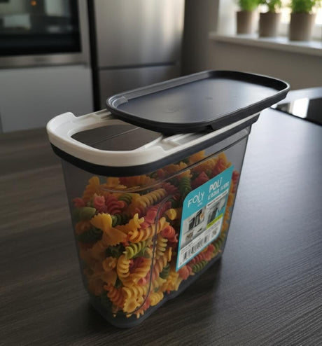 FOLY LIFE Royal Food Storage Box 1.8L Transparent Gray | Elegant Kitchen Organizer - Al Kabayel Discount CentreFOLY LIFE Royal Food Storage Box 1.8L Transparent Gray | Elegant Kitchen OrganizerOrganizers & AccessoriesFOLY LIFEAl Kabayel Discount Centre