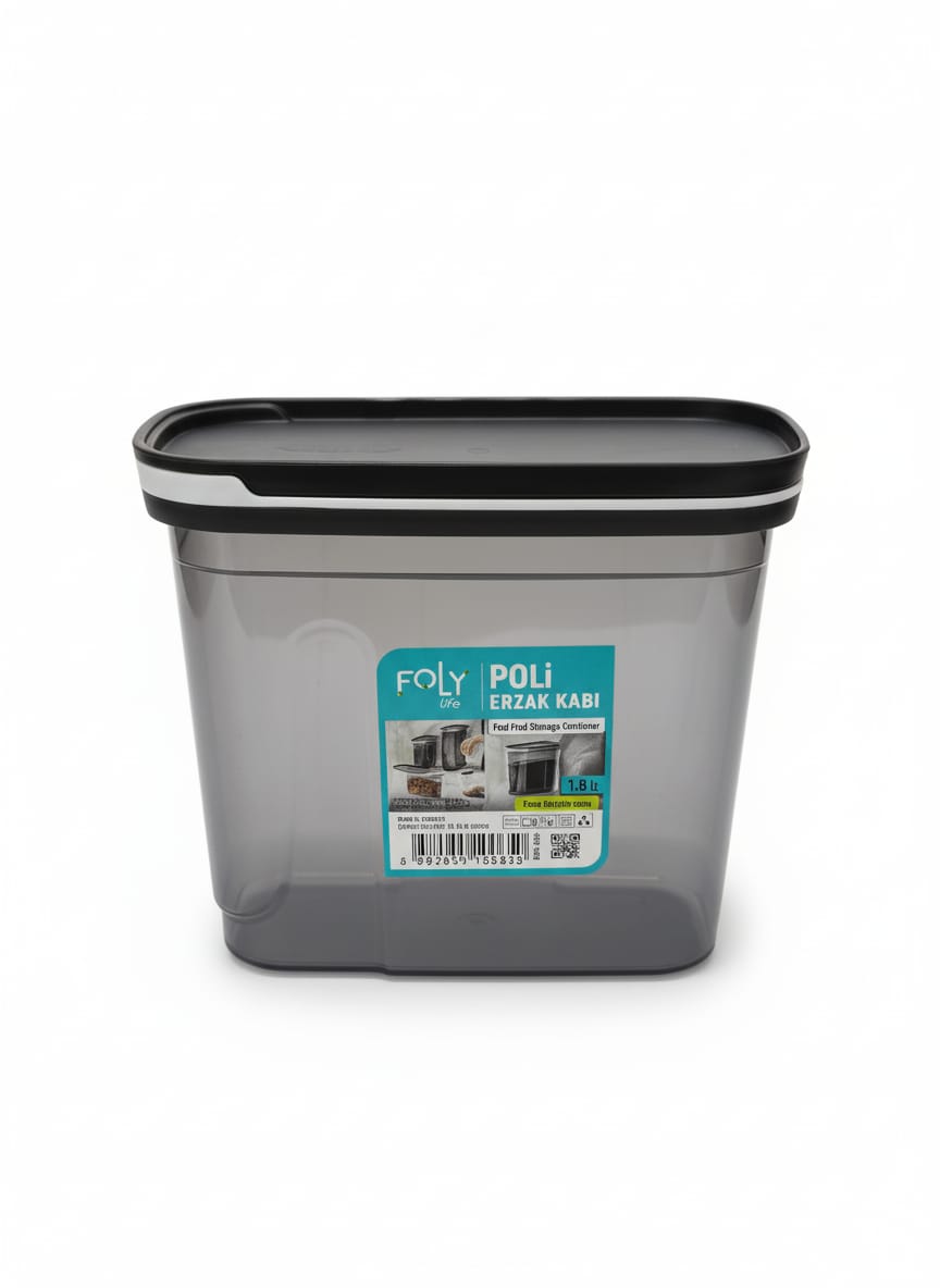 FOLY LIFE Royal Food Storage Box 1.8L Transparent Gray | Elegant Kitchen Organizer - Al Kabayel Discount CentreFOLY LIFE Royal Food Storage Box 1.8L Transparent Gray | Elegant Kitchen OrganizerOrganizers & AccessoriesFOLY LIFEAl Kabayel Discount Centre