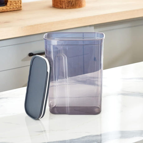 FOLY LIFE Slider Storage Container 4L Transparent Gray | Easy Access Cereal & Dry Food Box - Al Kabayel Discount CentreFOLY LIFE Slider Storage Container 4L Transparent Gray | Easy Access Cereal & Dry Food BoxOrganizers & AccessoriesFOLY LIFEAl Kabayel Discount Centre