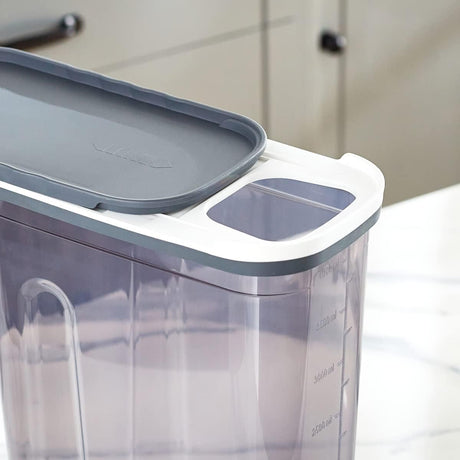 FOLY LIFE Slider Storage Container 4L Transparent Gray | Easy Access Cereal & Dry Food Box - Al Kabayel Discount CentreFOLY LIFE Slider Storage Container 4L Transparent Gray | Easy Access Cereal & Dry Food BoxOrganizers & AccessoriesFOLY LIFEAl Kabayel Discount Centre