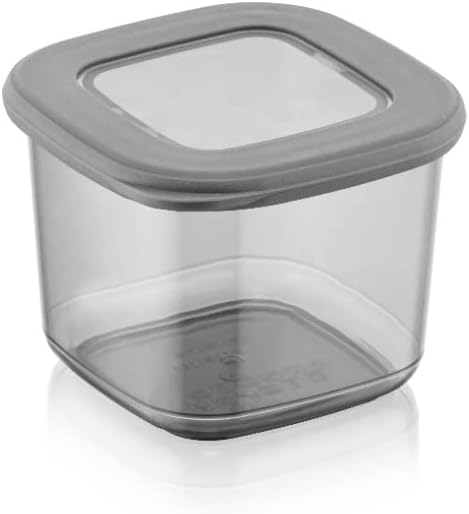 FOLY LIFE Square Food Storage Box 550ml Transparent Gray | Compact BPA Free Container - Al Kabayel Discount CentreFOLY LIFE Square Food Storage Box 550ml Transparent Gray | Compact BPA Free ContainerOrganizers & AccessoriesFOLY LIFEAl Kabayel Discount Centre