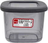 FOLY LIFE Square Food Storage Box 550ml Transparent Gray | Compact BPA Free Container - Al Kabayel Discount CentreFOLY LIFE Square Food Storage Box 550ml Transparent Gray | Compact BPA Free ContainerOrganizers & AccessoriesFOLY LIFEAl Kabayel Discount Centre