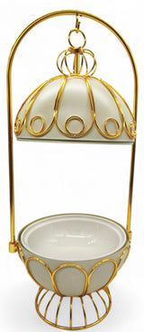Food Warmer With Stand 4.5Ltr 33Cm Cream Gold 64Cm Height - Al Kabayel Discount CentreFood Warmer With Stand 4.5Ltr 33Cm Cream Gold 64Cm HeightCasserolesAKDCAl Kabayel Discount Centre