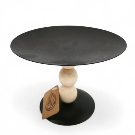 Footed Cake Tray Wooden Black 15Cm - Al Kabayel Discount CentreFooted Cake Tray Wooden Black 15CmHome Décor AccentsAKDCAl Kabayel Discount Centre