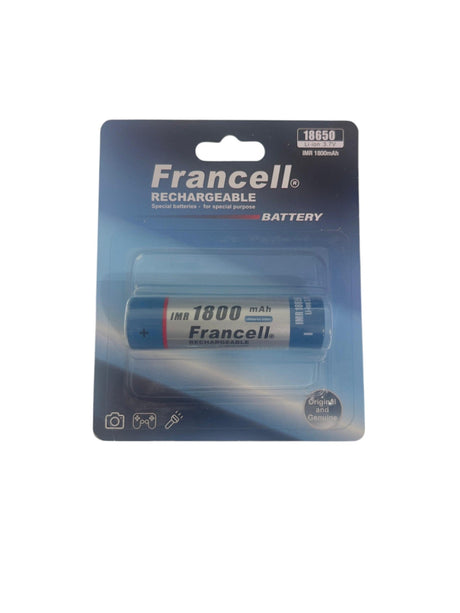FRANCELL Rechargeable Lithium - ion Battery 3.7V, 1800mAh - Al Kabayel Discount CentreFRANCELL Rechargeable Lithium - ion Battery 3.7V, 1800mAhBatteriesFRANCELLAl Kabayel Discount Centre