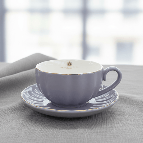 Fresh Life Lavender Ceramic Cup & Saucer Set — 260ml - Al Kabayel Discount CentreFresh Life Lavender Ceramic Cup & Saucer Set — 260mlMugsFRESH LIFEAl Kabayel Discount Centre