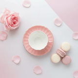 Fresh Life Pink Ceramic Cup & Saucer Set — 260ml | Blush Pink with Gold Rim - Al Kabayel Discount CentreFresh Life Pink Ceramic Cup & Saucer Set — 260ml | Blush Pink with Gold RimMugsFRESH LIFEAl Kabayel Discount Centre