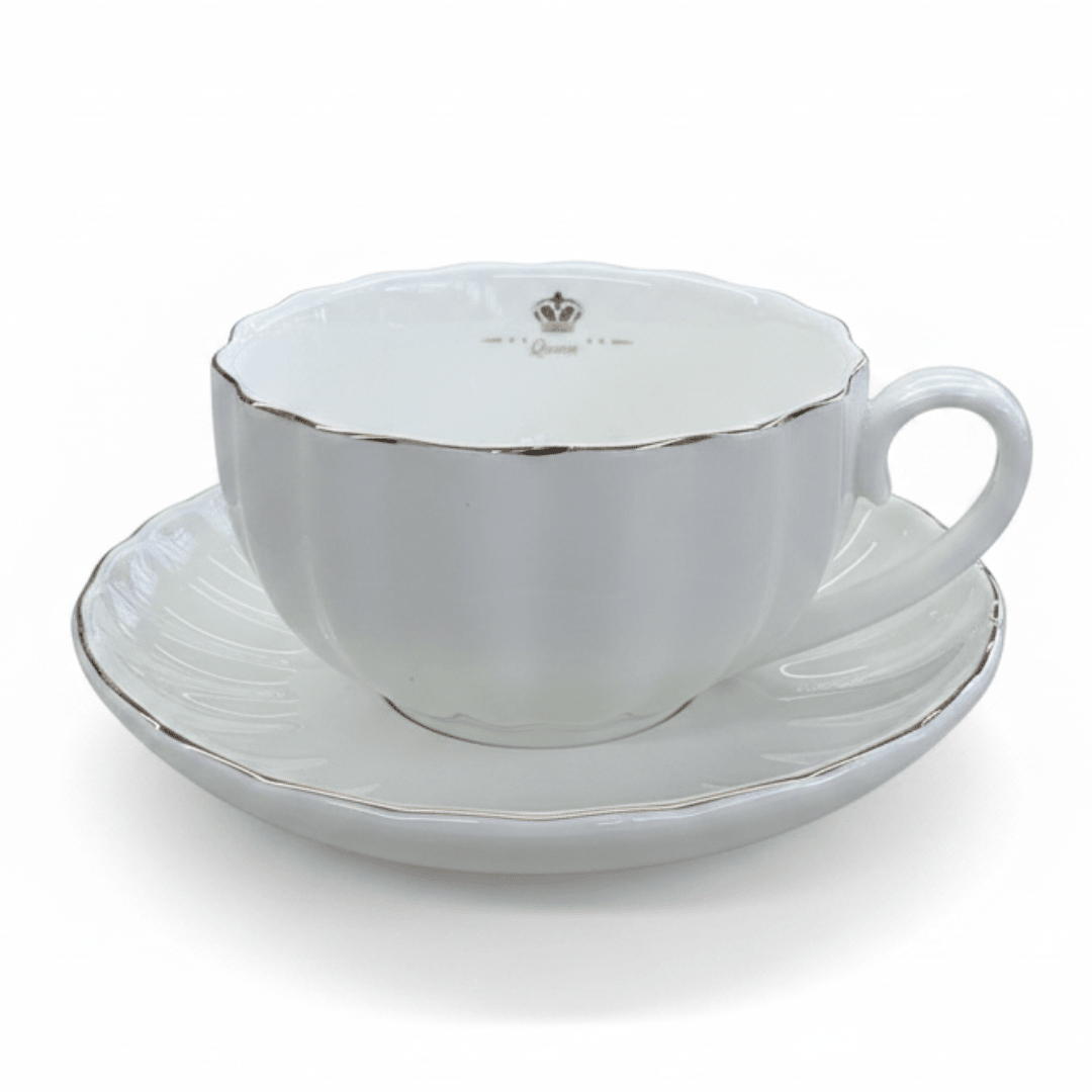 Fresh Life White Ceramic Cup & Saucer Set — 260ml - Al Kabayel Discount CentreFresh Life White Ceramic Cup & Saucer Set — 260mlMugsFRESH LIFEAl Kabayel Discount Centre