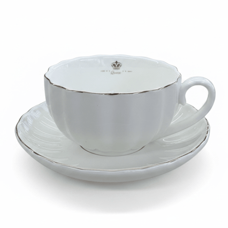 Fresh Life White Ceramic Cup & Saucer Set — 260ml - Al Kabayel Discount CentreFresh Life White Ceramic Cup & Saucer Set — 260mlMugsFRESH LIFEAl Kabayel Discount Centre