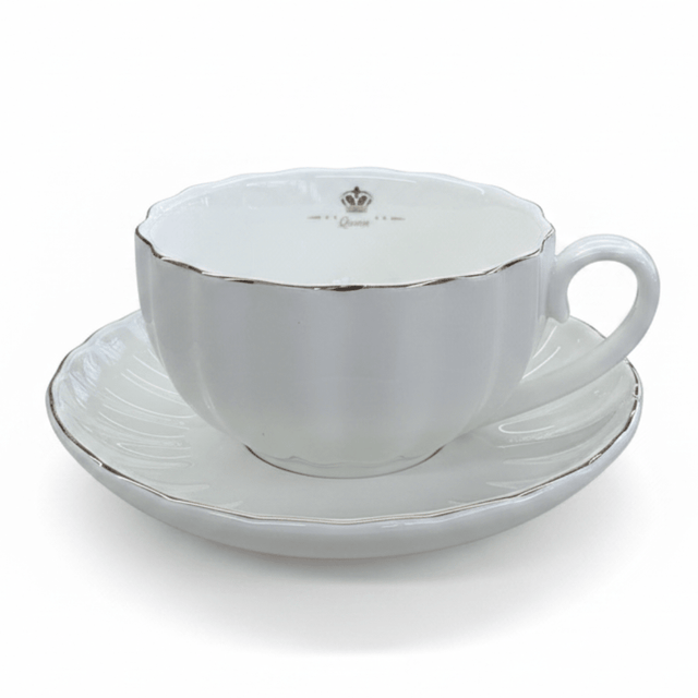 Fresh Life White Ceramic Cup & Saucer Set — 260ml - Al Kabayel Discount CentreFresh Life White Ceramic Cup & Saucer Set — 260mlMugsFRESH LIFEAl Kabayel Discount Centre