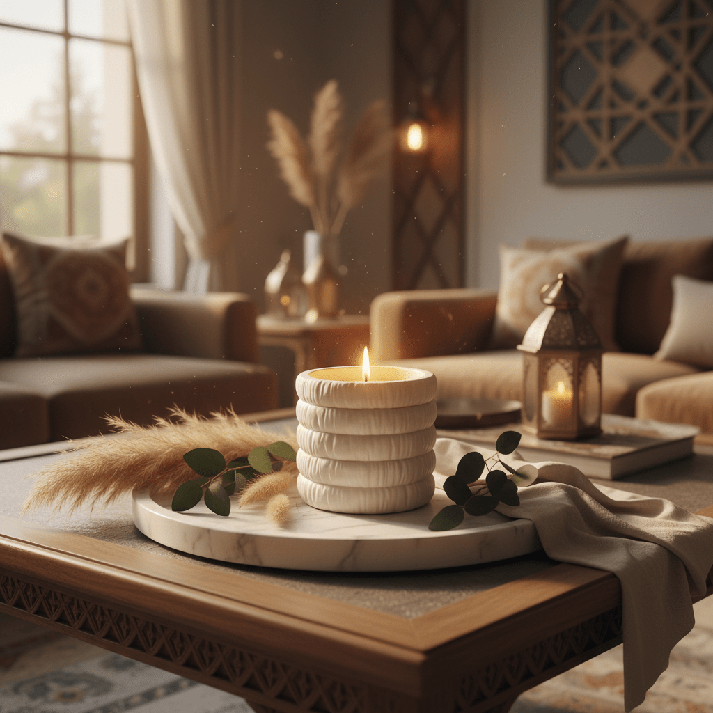 Fresh Touch Scented Candle — Cream Chalk Cup - Al Kabayel Discount CentreFresh Touch Scented Candle — Cream Chalk CupHome FragrancesAKDCAl Kabayel Discount Centre