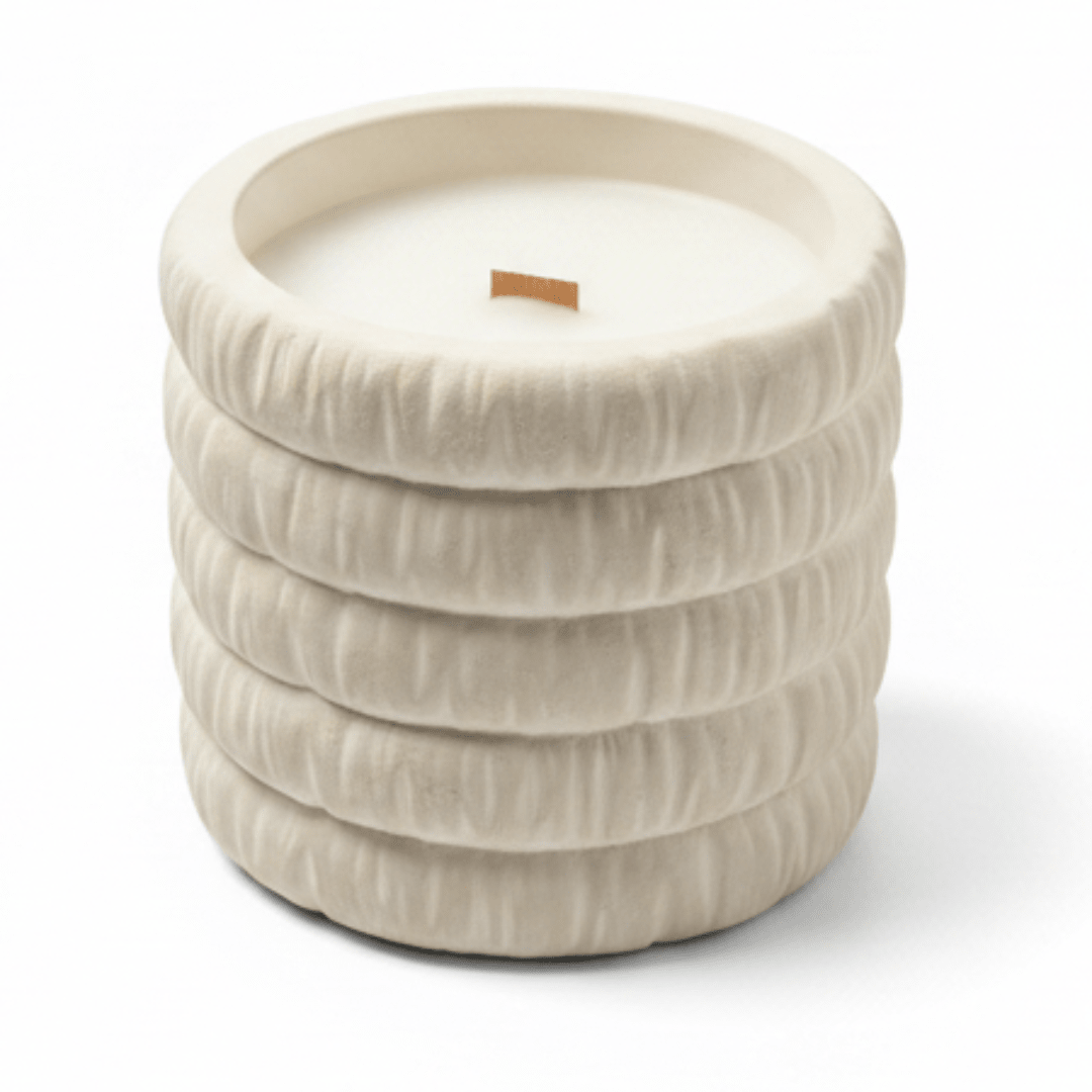 Fresh Touch Scented Candle — Cream Chalk Cup - Al Kabayel Discount CentreFresh Touch Scented Candle — Cream Chalk CupHome FragrancesAKDCAl Kabayel Discount Centre