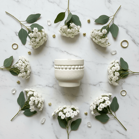 Fresh Touch Scented Candle — Elegant Cream Chalk Cup - Al Kabayel Discount CentreFresh Touch Scented Candle — Elegant Cream Chalk CupHome FragrancesFRESH TOUCHAl Kabayel Discount Centre