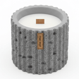 Fresh Touch Scented Candle — Textured Grey Chalk Vessel | Wooden Wick | 9×8 cm - Al Kabayel Discount CentreFresh Touch Scented Candle — Textured Grey Chalk Vessel | Wooden Wick | 9×8 cmHome FragrancesAKDCAl Kabayel Discount Centre