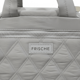 Frische Quilted Lunch Bag - 18×25cm - Light Grey / Pink / Black - Al Kabayel Discount CentreFrische Quilted Lunch Bag - 18×25cm - Light Grey / Pink / BlackLunch BagsFRISCHEAl Kabayel Discount Centre