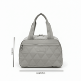 Frische Quilted Lunch Bag - 18×25cm - Light Grey / Pink / Black - Al Kabayel Discount CentreFrische Quilted Lunch Bag - 18×25cm - Light Grey / Pink / BlackLunch BagsFRISCHEAl Kabayel Discount Centre