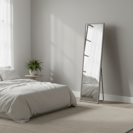 Full-Length Floor Mirror with Metal Stand – 145 × 35 cm - Al Kabayel Discount CentreFull-Length Floor Mirror with Metal Stand – 145 × 35 cmMirrorsAKDCAl Kabayel Discount Centre
