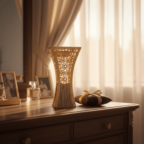 Fuma Gold Metal Incense Burner | Ornate Arabic Lattice Design | 27×13 cm - Al Kabayel Discount CentreFuma Gold Metal Incense Burner | Ornate Arabic Lattice Design | 27×13 cmIncense burnerFUMAAl Kabayel Discount Centre