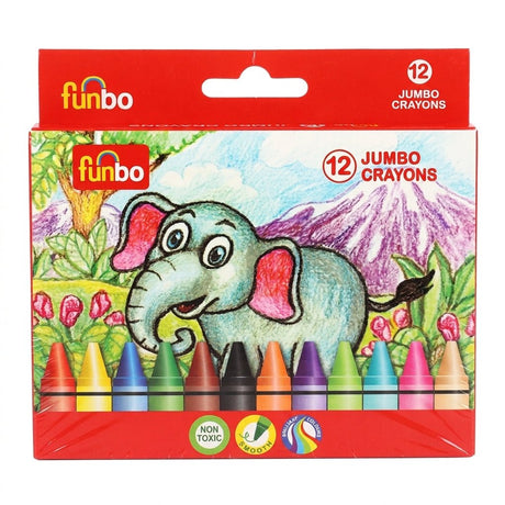 Funbo Art Set – 12 Jumbo Crayons & 24 Colouring Pencils - Al Kabayel Discount CentreFunbo Art Set – 12 Jumbo Crayons & 24 Colouring PencilsColor PencilsFUNBOAl Kabayel Discount Centre