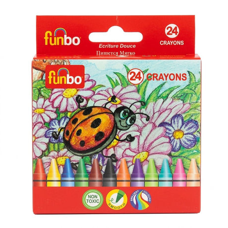 Funbo Colouring Set – 12 Colour Pencils & 24 Crayons - Al Kabayel Discount CentreFunbo Colouring Set – 12 Colour Pencils & 24 CrayonsColor PencilsFUNBOAl Kabayel Discount Centre