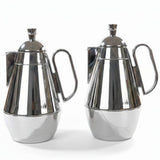Fursan 2 - Piece Vacuum Flask Set – 0.7L & 1.0L Stainless Steel Thermal Insulated Coffee & Tea Server – Silver - Al Kabayel Discount CentreFursan 2 - Piece Vacuum Flask Set – 0.7L & 1.0L Stainless Steel Thermal Insulated Coffee & Tea Server – SilverThermosFURSANAl Kabayel Discount Centre
