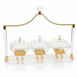 Fursan 3 - Piece Acrylic Candy Box Set with Holder 40 cm Stylish Organizer for Dry Fruits & Snacks - Al Kabayel Discount CentreFursan 3 - Piece Acrylic Candy Box Set with Holder 40 cm Stylish Organizer for Dry Fruits & SnacksServing TraysFURSANAl Kabayel Discount Centre