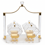 Fursan 4 - Piece Acrylic Candy Box Set with Holder 40 cm Premium Storage & Serving Solution - Al Kabayel Discount CentreFursan 4 - Piece Acrylic Candy Box Set with Holder 40 cm Premium Storage & Serving SolutionServing TraysFURSANAl Kabayel Discount Centre