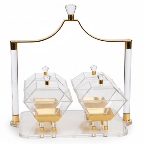 Fursan 4 - Piece Acrylic Candy Box Set with Holder 40 cm Premium Storage & Serving Solution - Al Kabayel Discount CentreFursan 4 - Piece Acrylic Candy Box Set with Holder 40 cm Premium Storage & Serving SolutionServing TraysFURSANAl Kabayel Discount Centre