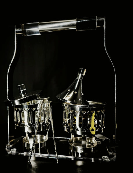 Fursan Acrylic With Steel 2Pcs Candy Pot With Holder - Al Kabayel Discount CentreFursan Acrylic With Steel 2Pcs Candy Pot With HolderHome Décor AccentsFURSANAl Kabayel Discount Centre