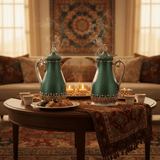 Fursan Elegant Vacuum Flask Set – 2 Pieces, 1 Litre Each, Matt Green with Shiny Silver - Al Kabayel Discount CentreFursan Elegant Vacuum Flask Set – 2 Pieces, 1 Litre Each, Matt Green with Shiny SilverThermosFURSANAl Kabayel Discount Centre