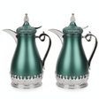 Fursan Elegant Vacuum Flask Set – 2 Pieces, 1 Litre Each, Matt Green with Shiny Silver - Al Kabayel Discount CentreFursan Elegant Vacuum Flask Set – 2 Pieces, 1 Litre Each, Matt Green with Shiny SilverThermosFURSANAl Kabayel Discount Centre