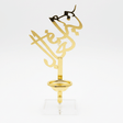 FURSAN Golden Arabic Calligraphy Incense Burner — Luxury Bakhoor Stand with Crystal Base | 30cm - Al Kabayel Discount CentreFURSAN Golden Arabic Calligraphy Incense Burner — Luxury Bakhoor Stand with Crystal Base | 30cmIncense BurnerFURSANAl Kabayel Discount Centre