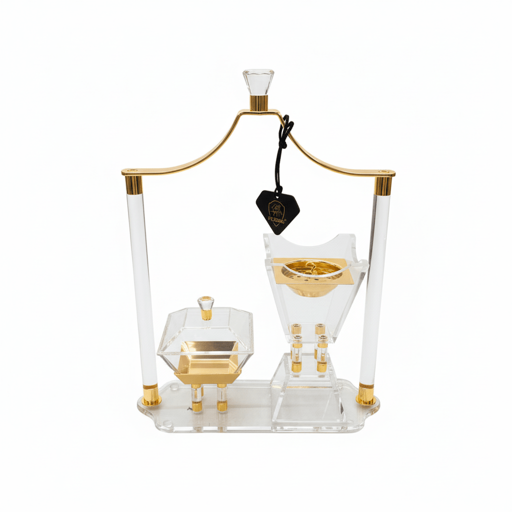 Fursan Large Acrylic Incense Burner Set 30×30 cm Decorative Bakhoor Burner for Home Fragrance - Al Kabayel Discount CentreFursan Large Acrylic Incense Burner Set 30×30 cm Decorative Bakhoor Burner for Home FragranceIncense BurnerFURSANAl Kabayel Discount Centre