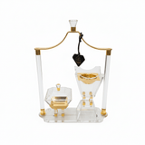 Fursan Large Acrylic Incense Burner Set 30×30 cm Decorative Bakhoor Burner for Home Fragrance - Al Kabayel Discount CentreFursan Large Acrylic Incense Burner Set 30×30 cm Decorative Bakhoor Burner for Home FragranceIncense BurnerFURSANAl Kabayel Discount Centre