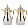 Fursan Luxury Insulated Vacuum Flask Duo Set (2 × 1 Liter) – Elegant Silver Body with Gold Detailing, Durable Construction for Home, Office & Events - Al Kabayel Discount CentreFursan Luxury Insulated Vacuum Flask Duo Set (2 × 1 Liter) – Elegant Silver Body with Gold Detailing, Durable Construction for Home, Office & EventsFURSANAl Kabayel Discount Centre