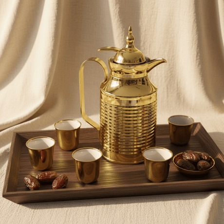 Fursan Portable gold Thermal Flask, Double Wall Insulated Bottle for Hot & Cold Drinks – 0.7 Liter - Al Kabayel Discount CentreFursan Portable gold Thermal Flask, Double Wall Insulated Bottle for Hot & Cold Drinks – 0.7 LiterThermosFURSANAl Kabayel Discount Centre