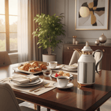 Fursan Premium 2 - Piece Vacuum Flask Set 1+1L White & Gold with Grey Accent Model 2 - Al Kabayel Discount CentreFursan Premium 2 - Piece Vacuum Flask Set 1+1L White & Gold with Grey Accent Model 2ThermosFURSANAl Kabayel Discount Centre