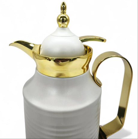 Fursan Steel Vacuum Flask 0.6Ltr White Gold - Al Kabayel Discount CentreFursan Steel Vacuum Flask 0.6Ltr White GoldThermosFURSANAl Kabayel Discount Centre
