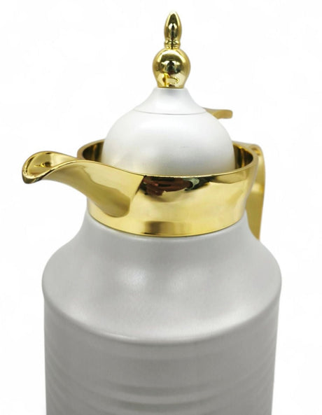 Fursan Steel Vacuum Flask 0.6Ltr White Gold - Al Kabayel Discount CentreFursan Steel Vacuum Flask 0.6Ltr White GoldThermosFURSANAl Kabayel Discount Centre