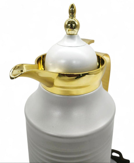 Fursan Steel Vacuum Flask 0.8Ltr White Gold - Al Kabayel Discount CentreFursan Steel Vacuum Flask 0.8Ltr White GoldThermosFURSANAl Kabayel Discount Centre