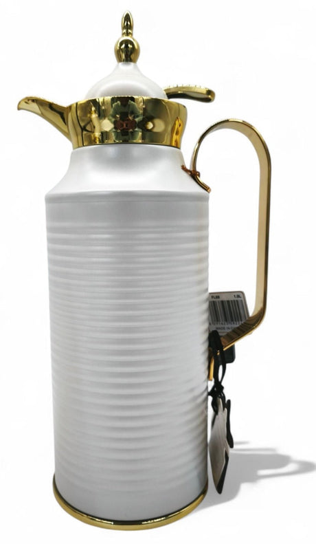 Fursan Steel Vacuum Flask 1Ltr White Gold - Al Kabayel Discount CentreFursan Steel Vacuum Flask 1Ltr White GoldThermosFURSANAl Kabayel Discount Centre
